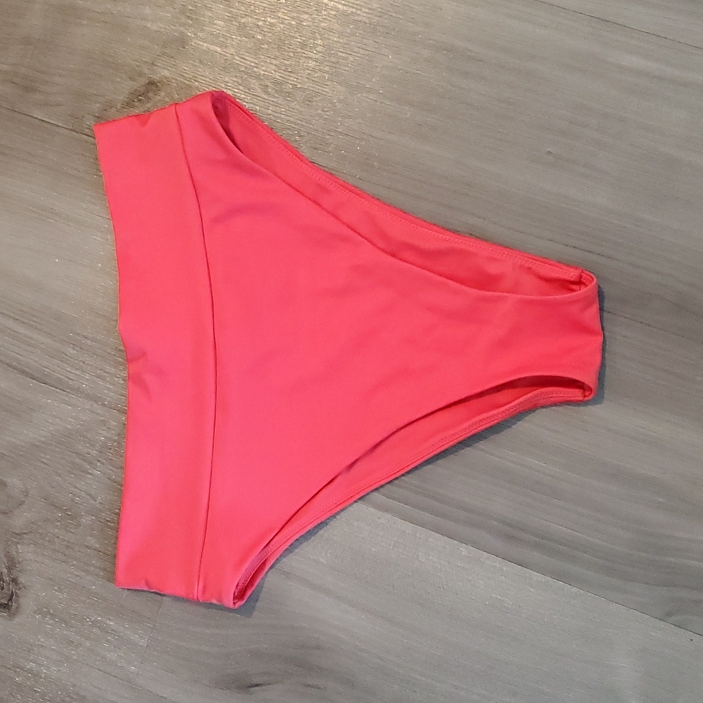 American Eagle Womens Medium High rise High cut Cheeky swimsuit bottoms
